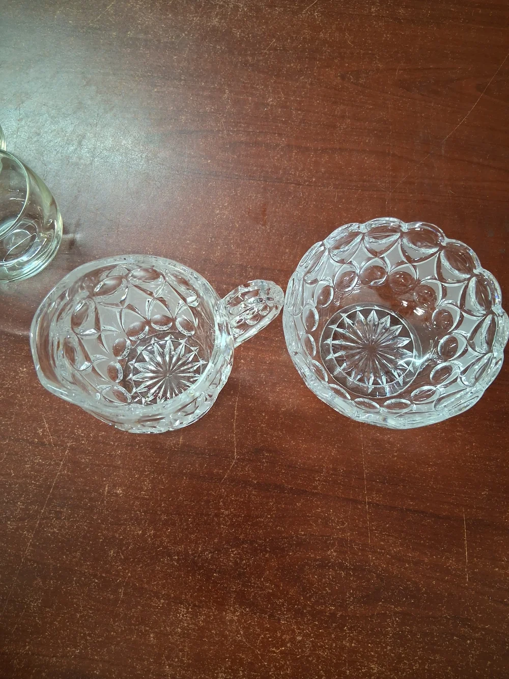 Nach Tmann Bleikristall Vintage Creamer And Sugar Bowl